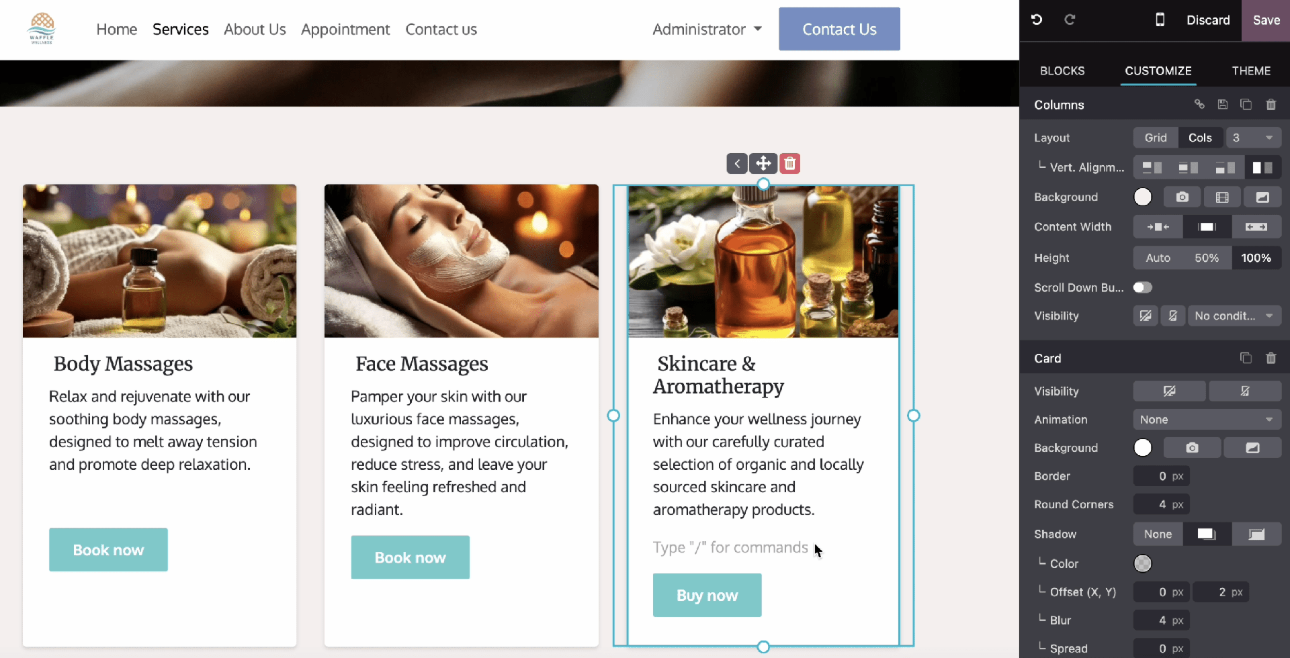 Odoo Website Drag-drop Edit