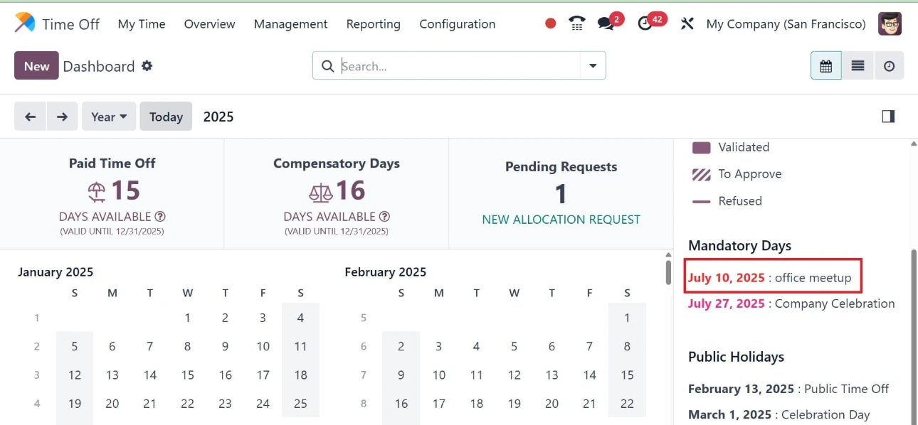 Odoo Payroll Leave & Timesheet Integration