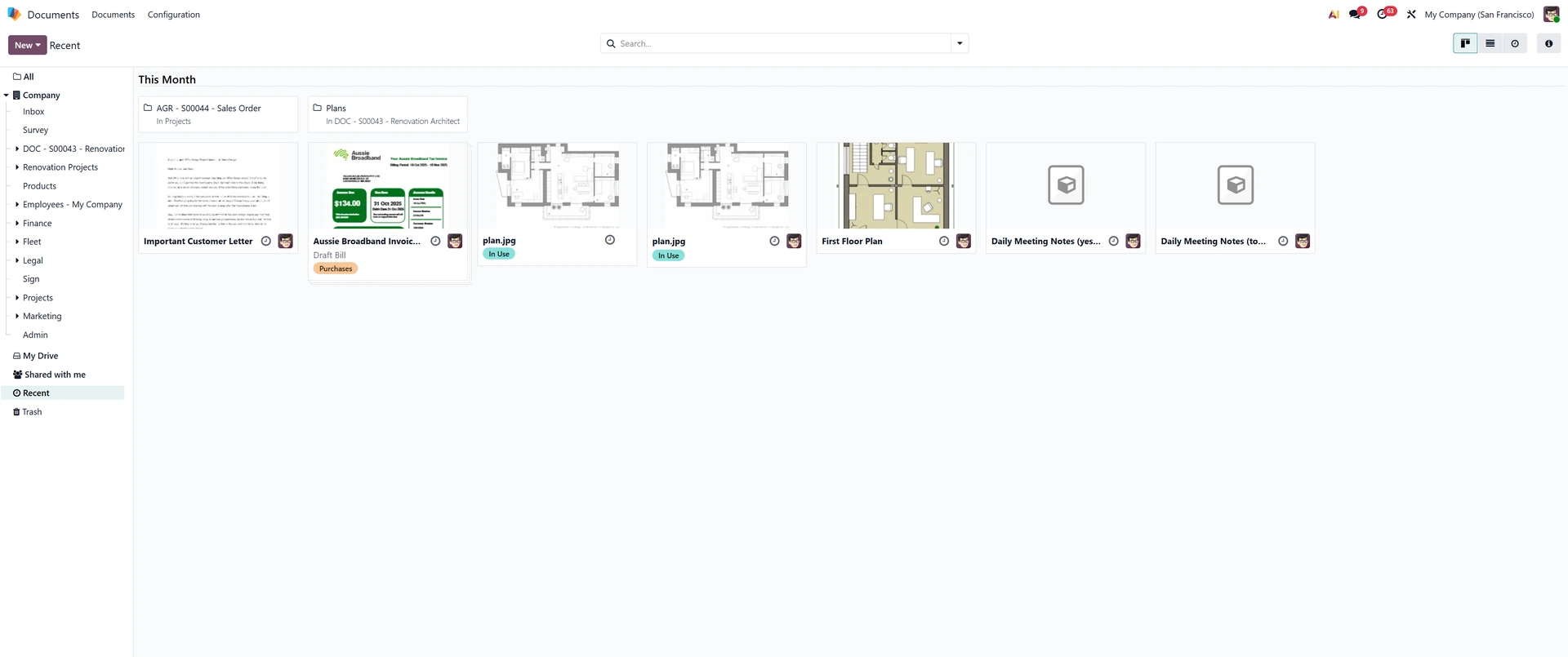 Odoo Documents