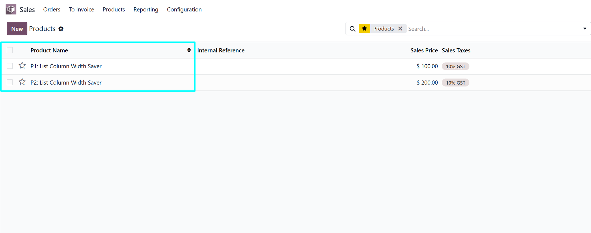 Data Table with Persistent column widths
